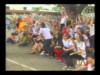 Alemanes y argentinos vibraron con la final del Mundial 2014