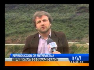 Reproducción de la entrevista a representante de Gualaceo - Limón