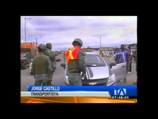 Dos cantones de Esmeraldas fueron militarizados