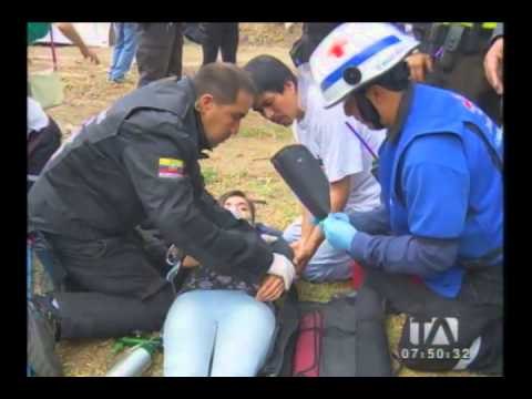 Instituciones de seguridad y socorro realizaron simulacro de incendio forestal