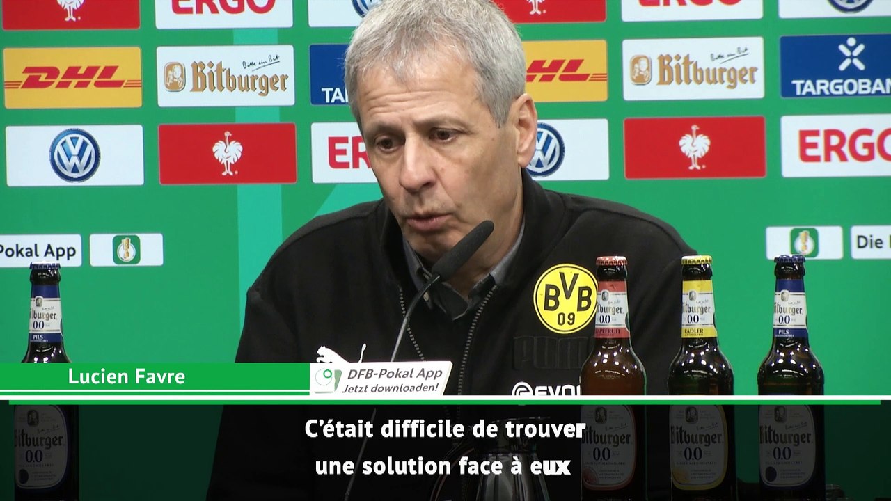 DFB-Pokal - Favre : "Le 3-3 ne doit jamais arriver"