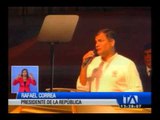 Correa inauguró termoeléctrica en Esmeraldas
