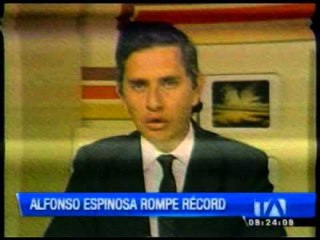 Alfonso Espinosa obtiene "Récord Guinness"