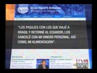 FEF entregó informe que solicitó LDU por viaje a Brasil