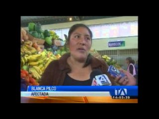 Robo en mercado de Riobamba deja cuantiosas péridas económicas