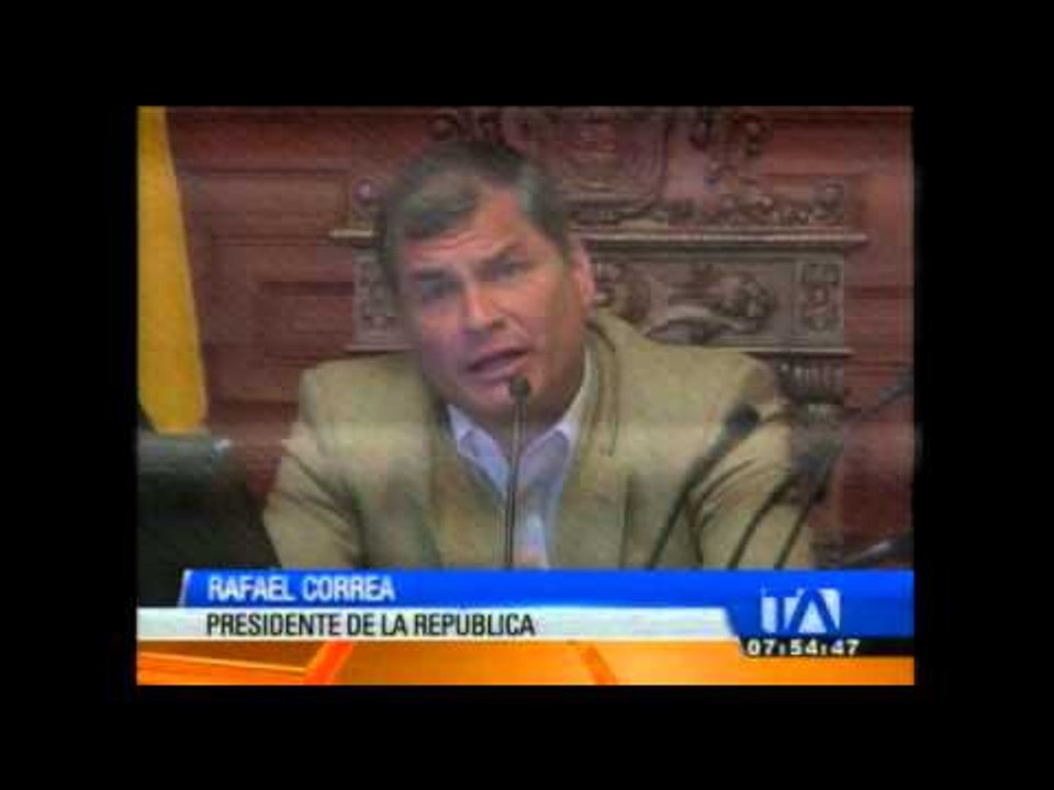 Presidente Correa se reunió con representantes de las empresas de telecomunicaciones