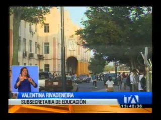 Inicia rehabilitación del colegio Vicente Rocafuerte