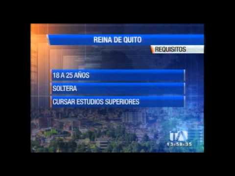 Iniciaron las incripciones para candidatas a Reina de Quito