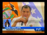 Correa afirma que déficit fiscal del 2015 ya está financiado