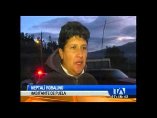 El volcán Tungurahua emana columnas de vapor y ceniza