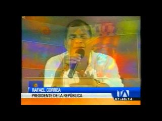 Correa presidirá el Consejo Directivo de Lucha Contra las Drogas