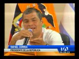 Correa habló del perdón a los estudiantes detenidos en Quito
