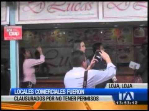 Autoridades de Loja realizan operativos de control a locales comerciales