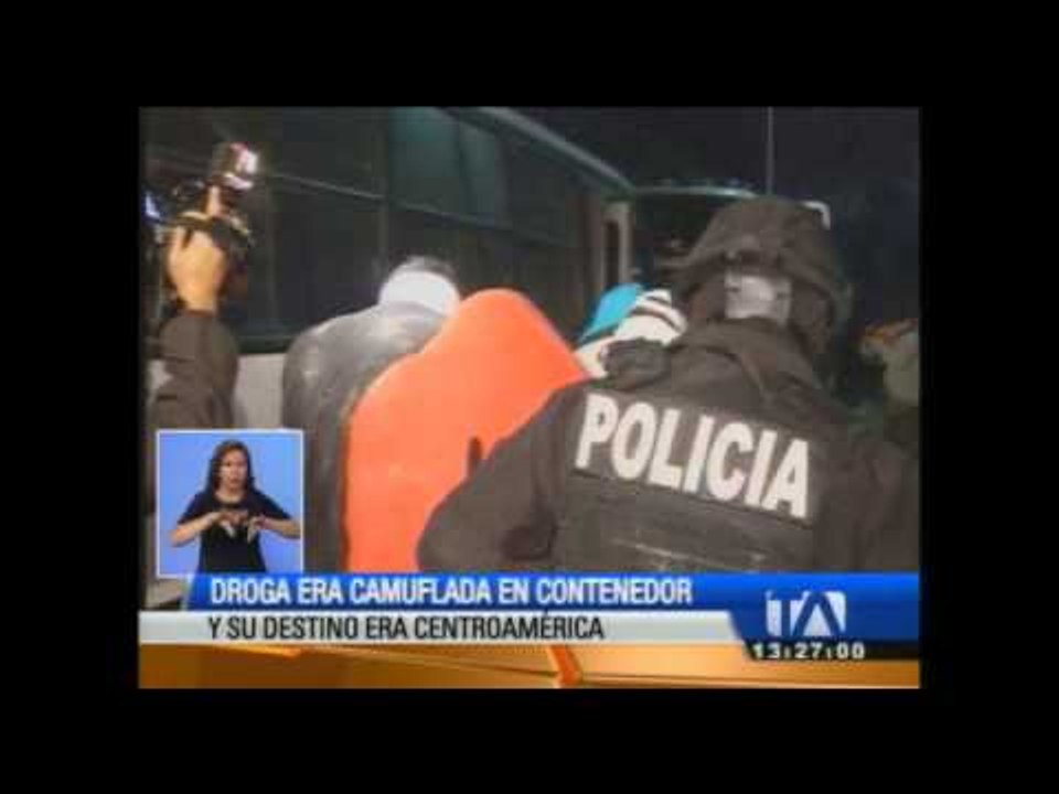 Dos policías están implicados en el frustrado envió de más de 200 kilos de droga