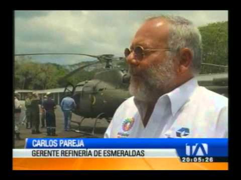 La refinería de Esmeraldas detiene sus operaciones para mantenimiento