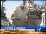 Refinería de Esmeraldas paralizará sus actividades este miércoles