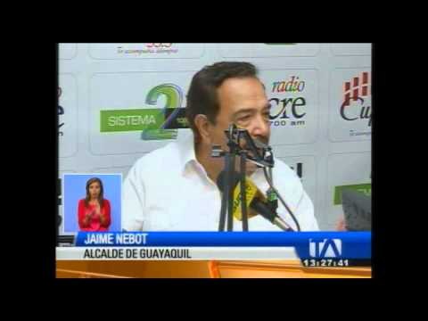 Nebot propone consulta popular para las competencias de tránsito