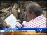 Moradores piden la reubicación de planta recicladora