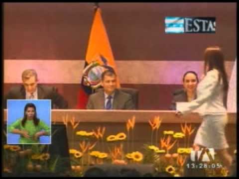 Presidente Correa asistió a la posesión de nuevos jueces