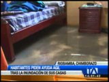 Habitantes piden ayuda tras inundación de sus casas