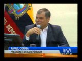 Correa anuncia la fecha que presentará reformas al Código del Trabajo