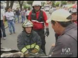 Daños materiales deja accidente de tránsito en el norte de Quito