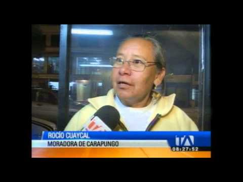 Se registra desabastecimiento de agua potable en Carapungo