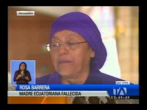 Madre de joven víctima de atentado revela los últimos momentos con vida de su hija