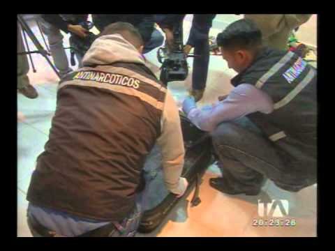 Detienen a portugués que pretendía llevar droga a Suiza desde Quito