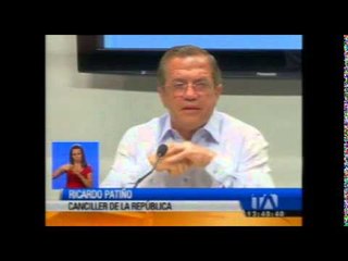 El canciller Patiño informa sobre reunión con Roberta Jacobson