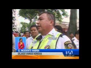 Enfrentamiento entre presuntos metropolitanos y agentes de la CNT genera tensión en Guayaquil