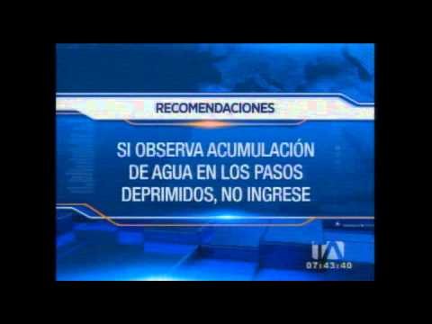 Recomendaciones para evitar accidentes por las fuertes lluvias
