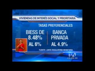 La banca privada ofrecerá créditos para vivienda con entrada del 5%