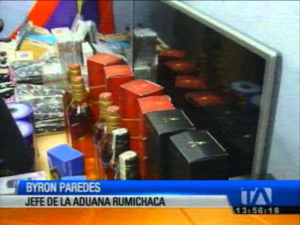 Decomisan mercadería ilegal en frontera norte