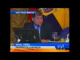 Presidente Correa y Asambleístas de AP definen nuevas autoridades de la Asamblea