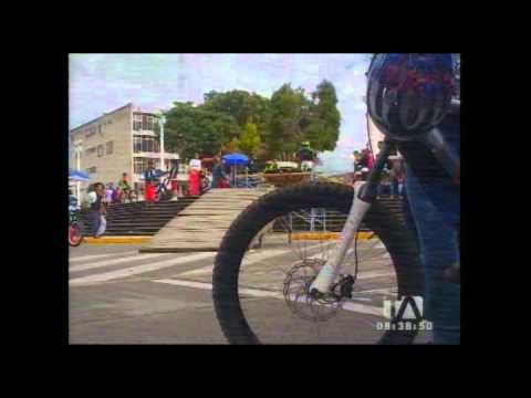 Deportistas de Colombia y Ecuador participaron en válida de Downhill