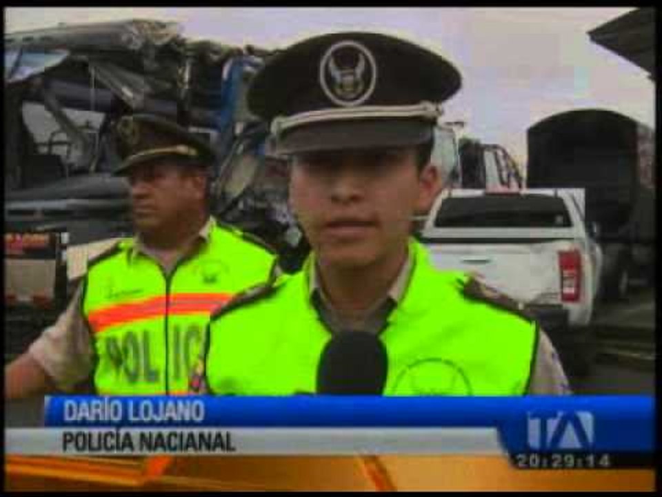 Un muerto dejó accidente de tránsito entre buse...