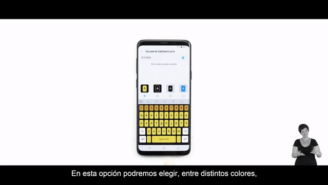 Tamaño de fuente y contraste