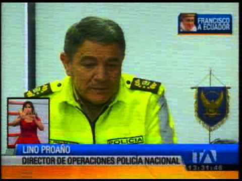 18 mil policías estarán a cargo de la seguridad durante la vista del papa Francisco