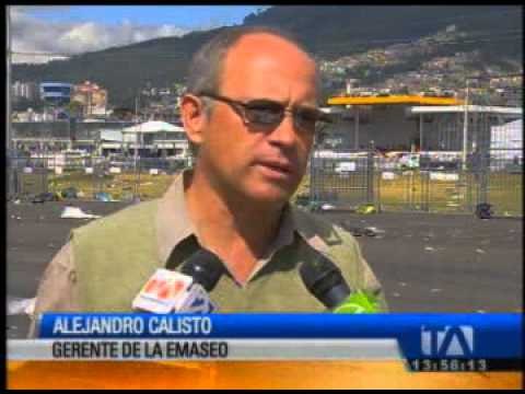 Iniciaron las labores de limpieza en el Parque Bicentenario