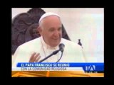 El papa Francisco y su emotivo encuentro en El Quinche