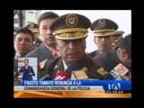 Renuncia Comandante General de la Policía
