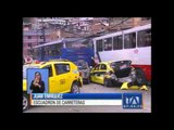 Dos accidentes de tránsito se registraron este fin de semana en Quito