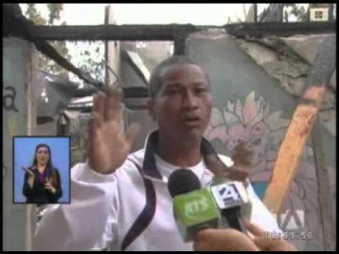 Incendio deja sin vivienda a una mujer y sus seis hijos en Esmeraldas