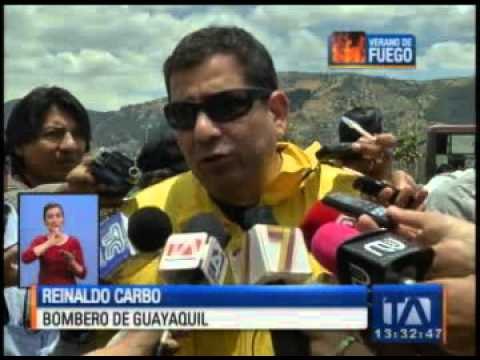 152 bomberos llegaron para ayudar a combatir los incendios