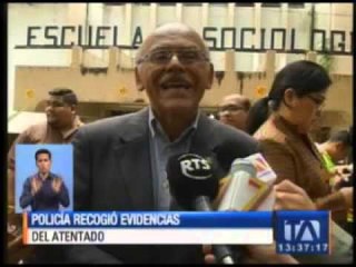 Bombas de gas lacrimógeno estallaron en la Universidad Estatal de Guayaquil