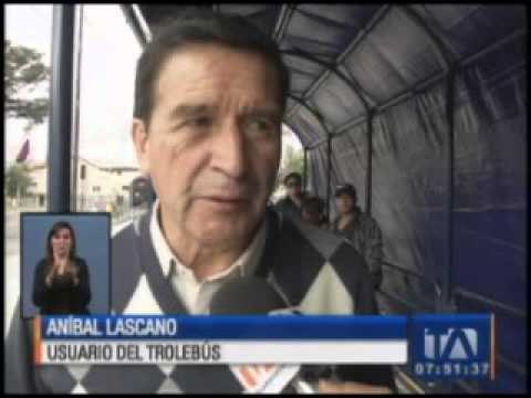 Hay malestar en los usuarios del trolelús por la construcción de nuevas paradas