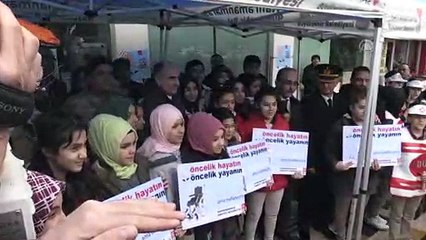 'Öncelik Hayatın, Öncelik Yayanın' kampanyası - KAHRAMANMARAŞ