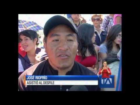 El Desfile de la Confraternidad se realizó en el norte y sur de Quito