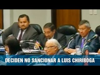 La mayoría de clubes decidieron no sancionar a Luis Ch.